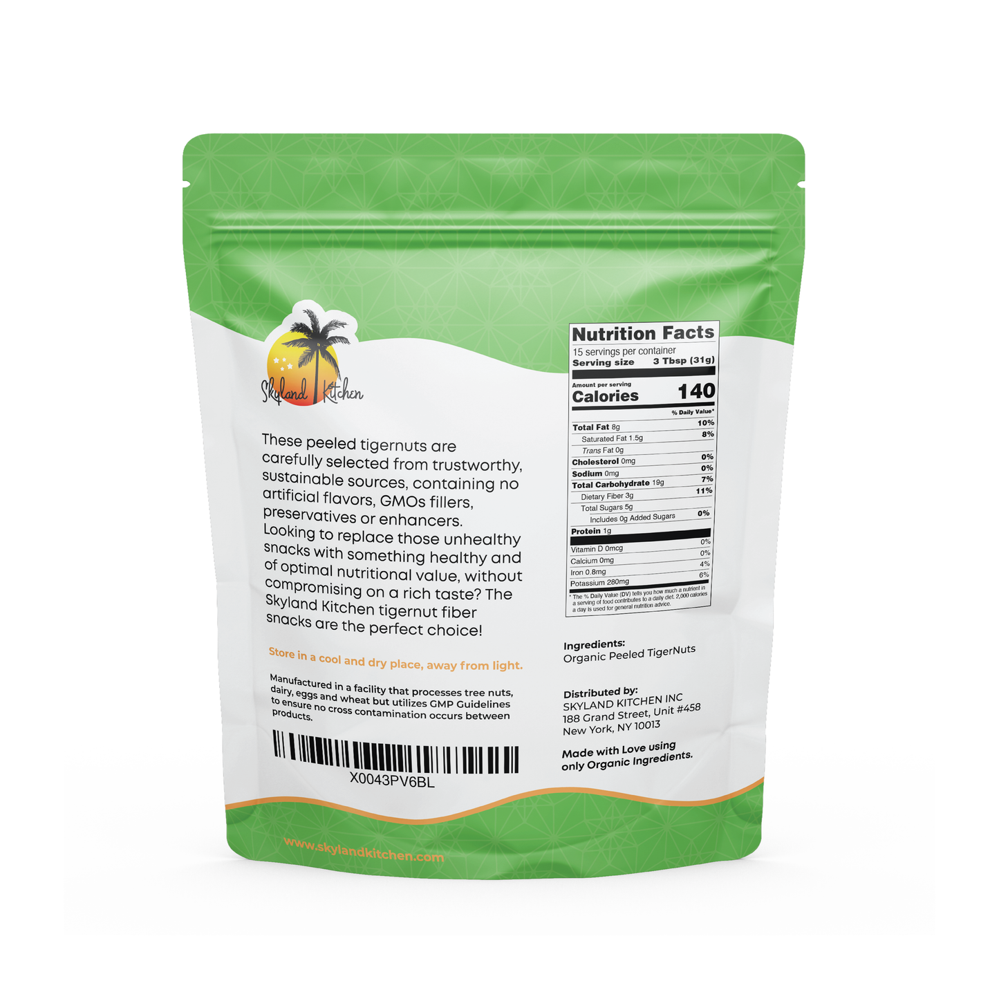 Organic Tigernut Peeled