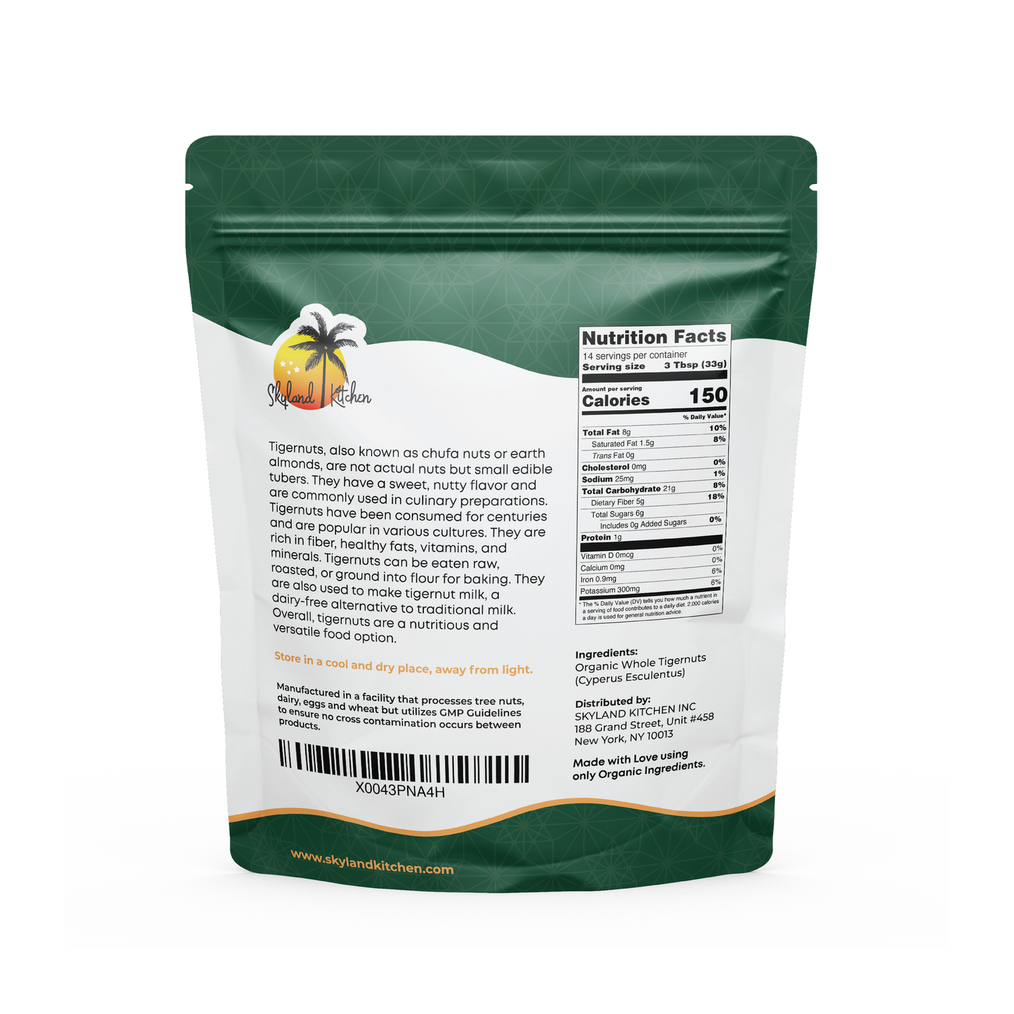 Organic Tigernuts Whole