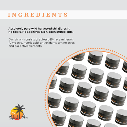 Organic Shilajit 60g Live Pitch Resin